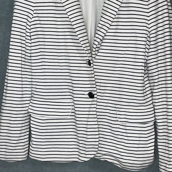 Ralph Lauren Blazer Jacket XL Stripes Minimalist Capsule Corpcore Work Nautical - Picture 3 of 13